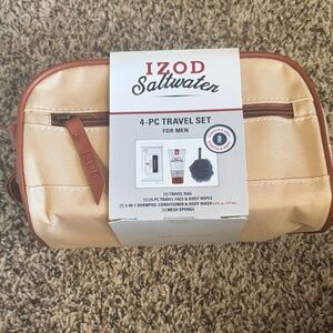 Izod Saltwater Tan Travel Set for Men